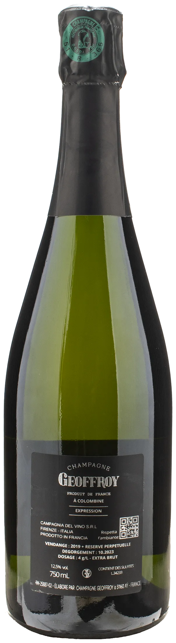 Geoffroy Champagne Cumières 1er Cru Expression Extra Brut