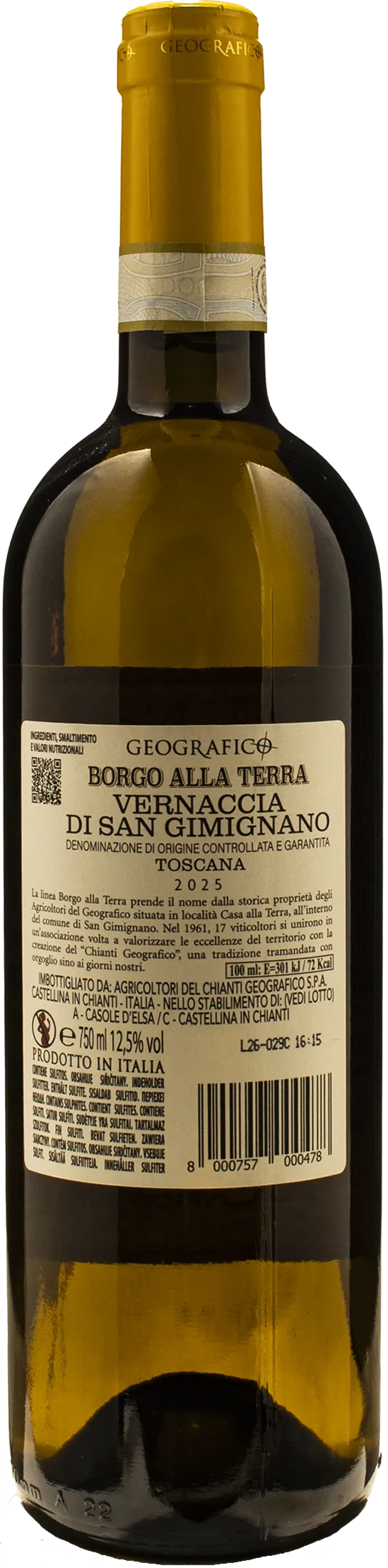 Geografico Borgo Alla Terra Vernaccia di San Gimignano 2025