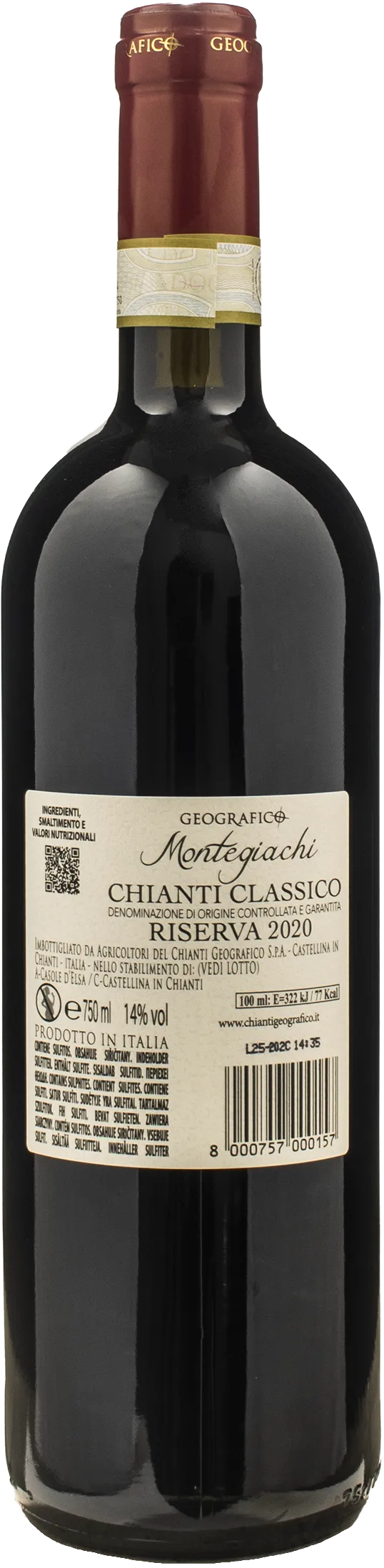 Geografico Chianti Classico Riserva Montegiachi 2020