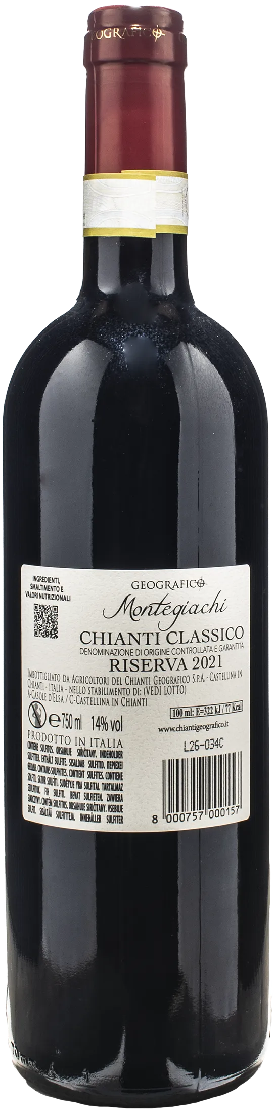 Geografico Chianti Classico Riserva Montegiachi 2021