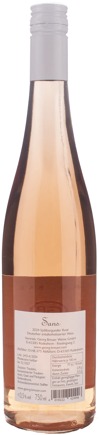 Georg Breuer GB Sans Rosè Spatburgunder