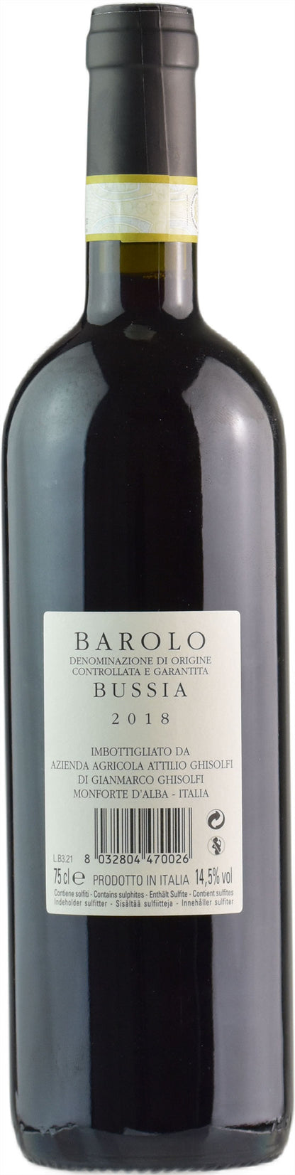 Ghisolfi Barolo Bussia 2018