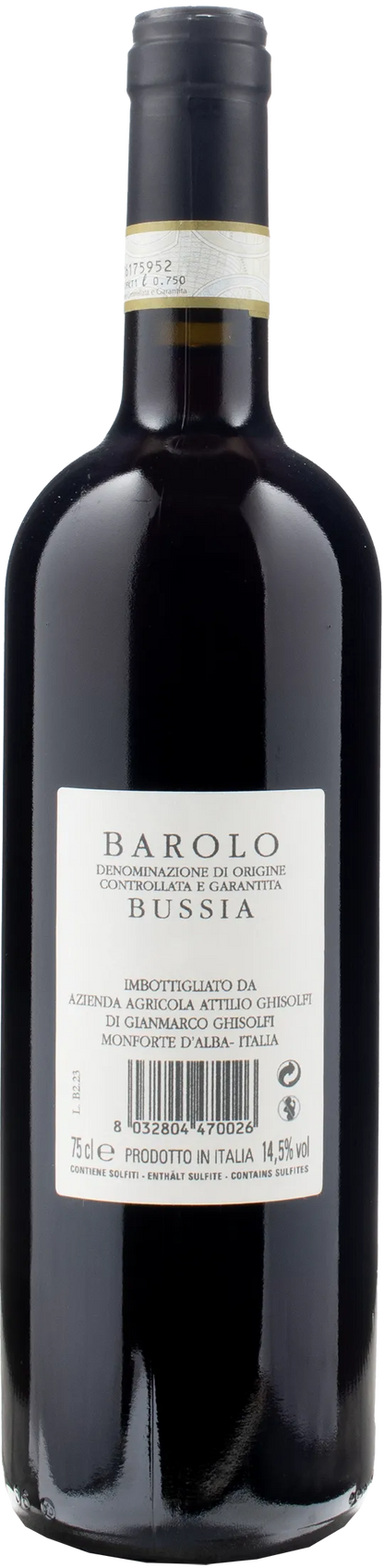 Ghisolfi Barolo Bussia 2019