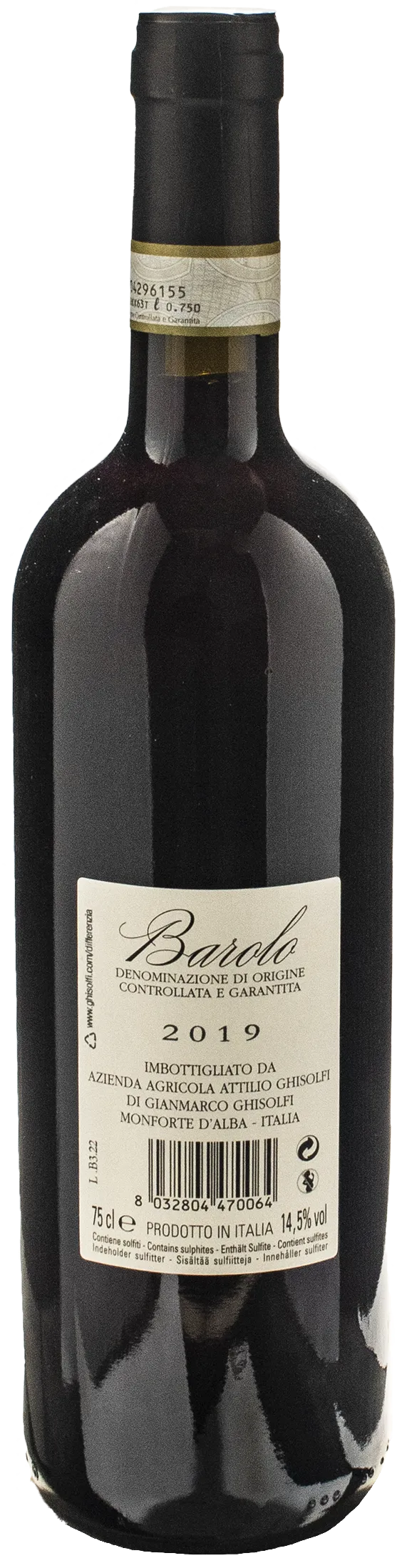 Ghisolfi Barolo Monforte d'Alba 2019