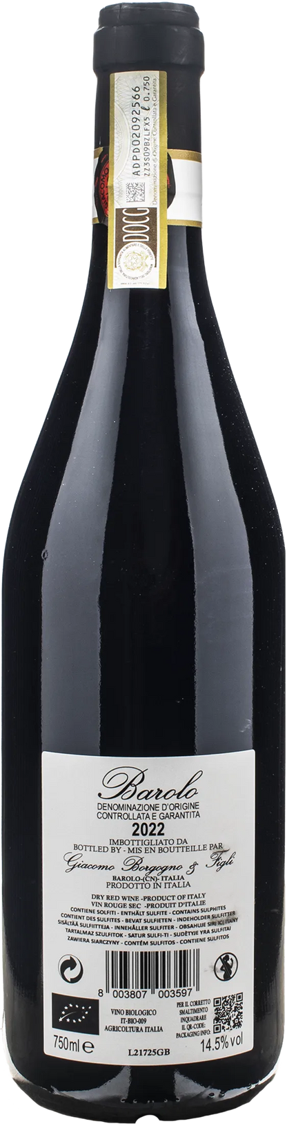 Giacomo Borgogno Barolo 2022