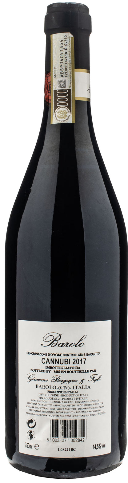 Giacomo Borgogno Barolo Cannubi 2017