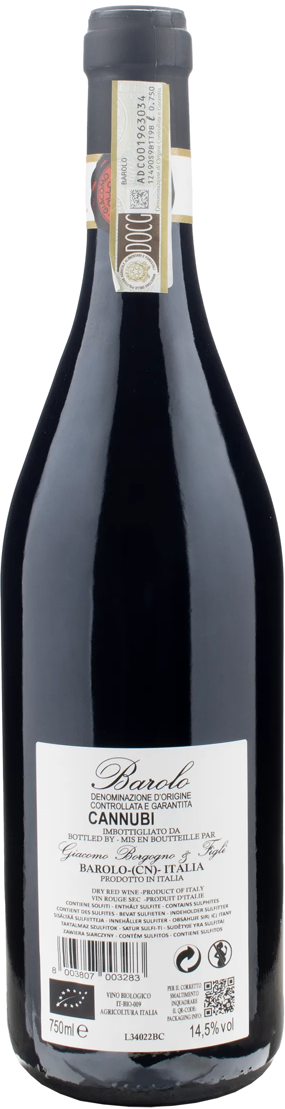 Giacomo Borgogno Barolo Cannubi 2019