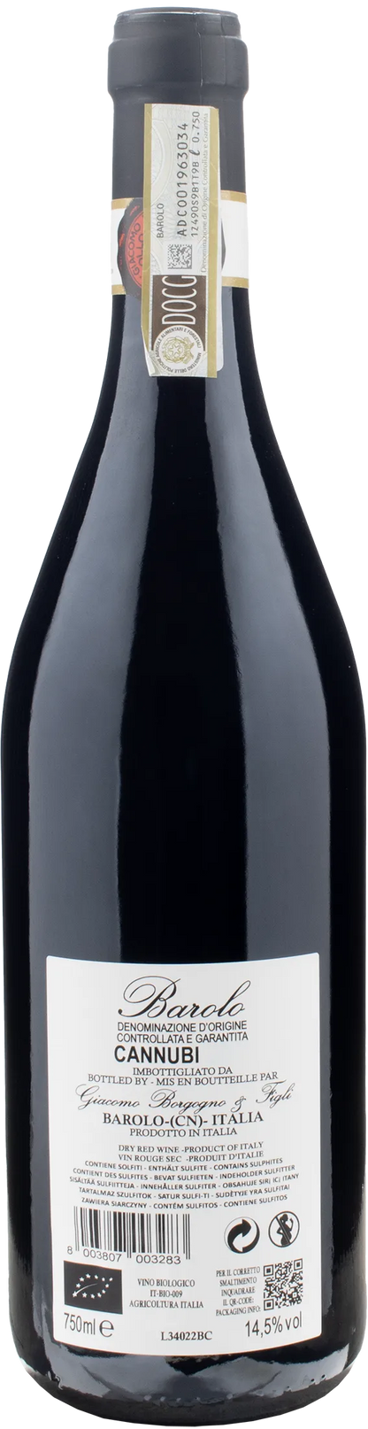 Giacomo Borgogno Barolo Cannubi 2019