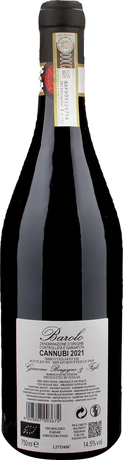 Giacomo Borgogno Barolo Cannubi 2021