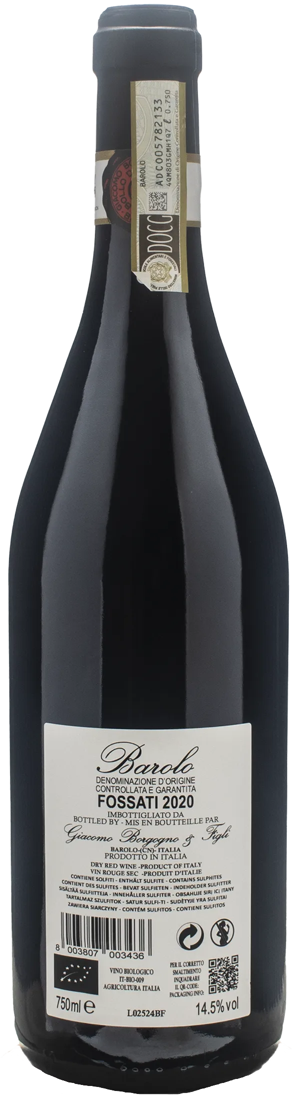 Giacomo Borgogno Barolo Fossati 2020