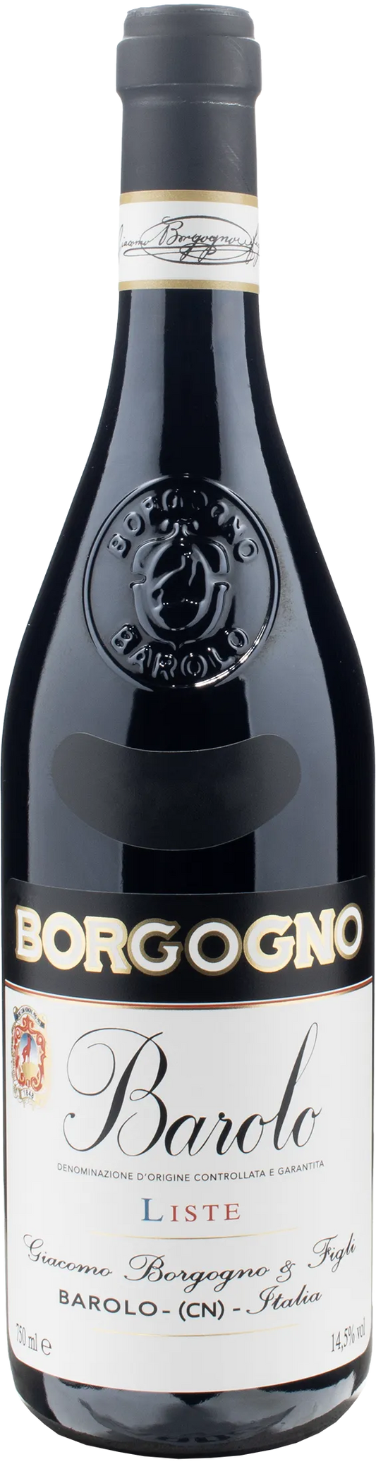 Giacomo Borgogno Barolo Liste 2019