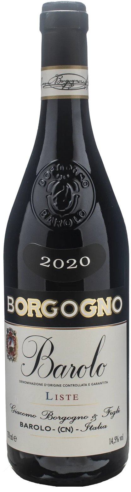 Giacomo Borgogno Barolo Liste 2020