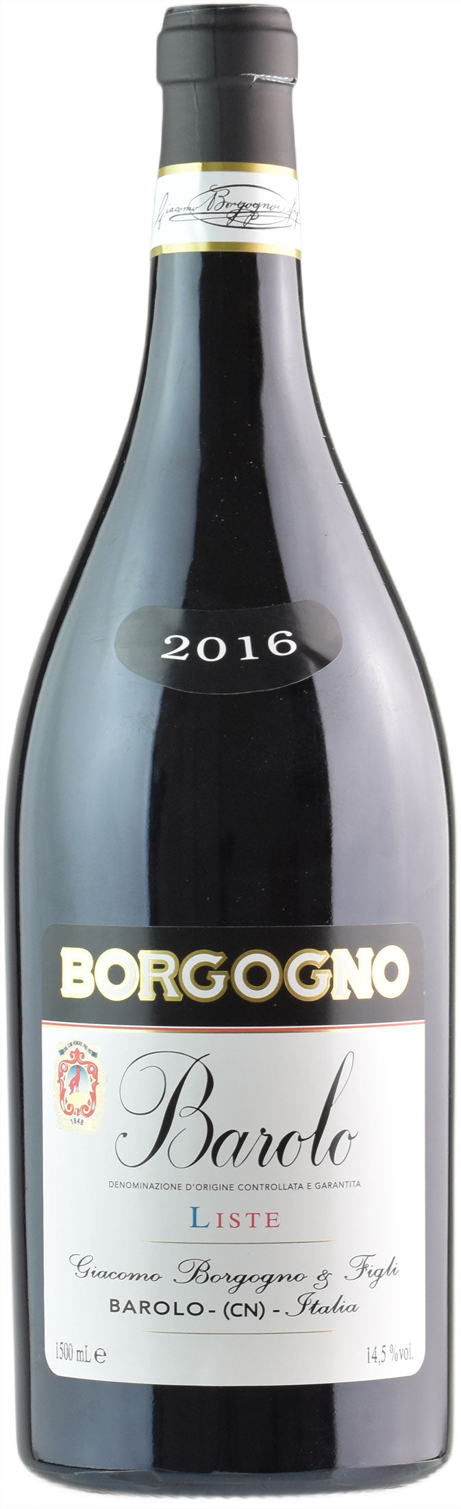 Giacomo Borgogno Barolo Liste Magnum 2016