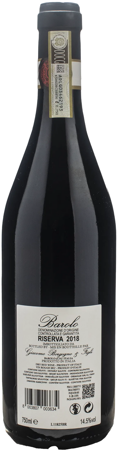 Giacomo Borgogno Barolo Riserva 2018