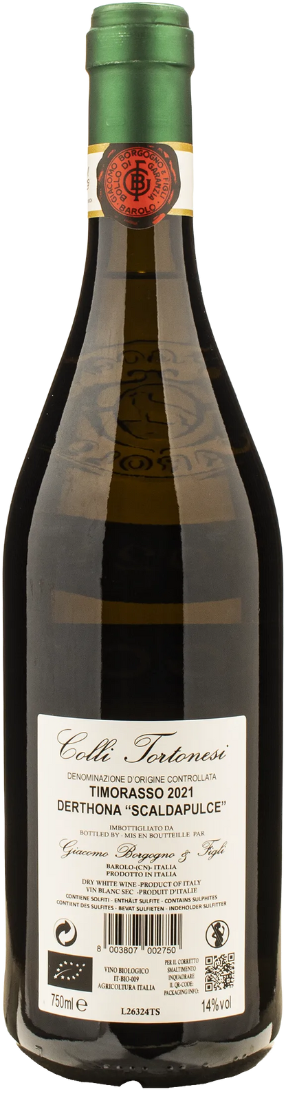 Giacomo Borgogno Derthona Timorasso Scaldapulce 2021