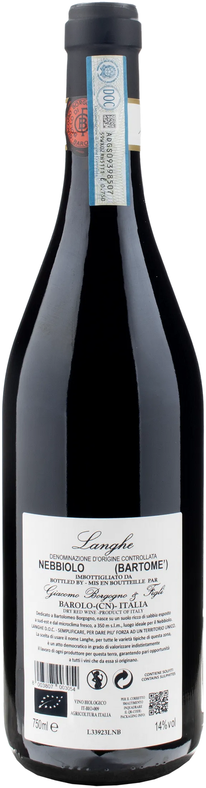 Giacomo Borgogno Langhe Bartome 2022