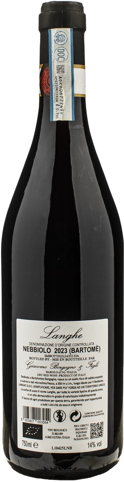 Giacomo Borgogno Langhe Bartome 2023