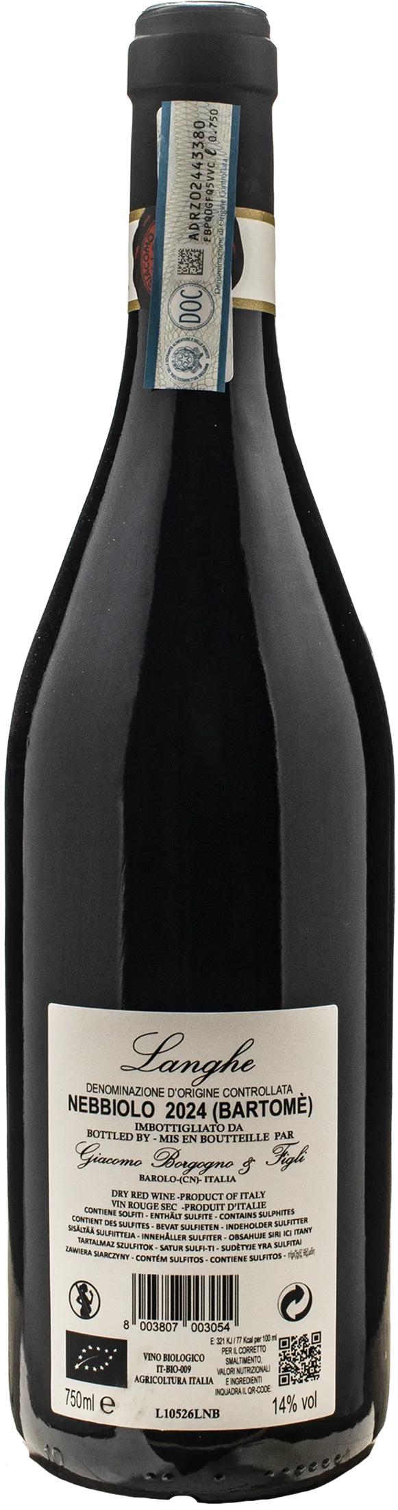 Giacomo Borgogno Langhe Bartome 2024