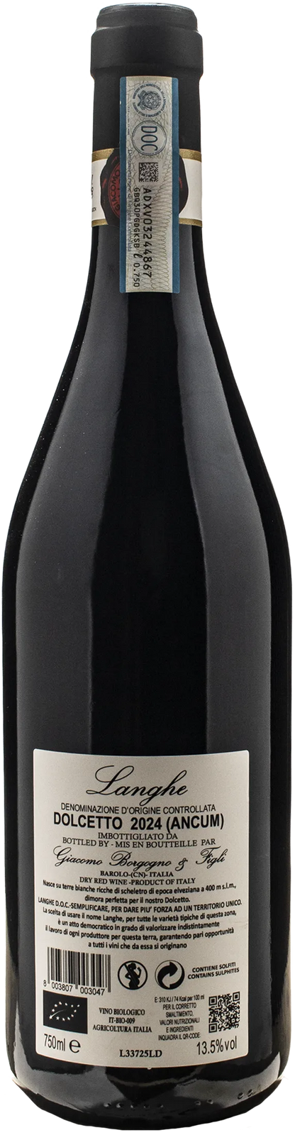 Giacomo Borgogno Langhe Dolcetto Ancum 2024