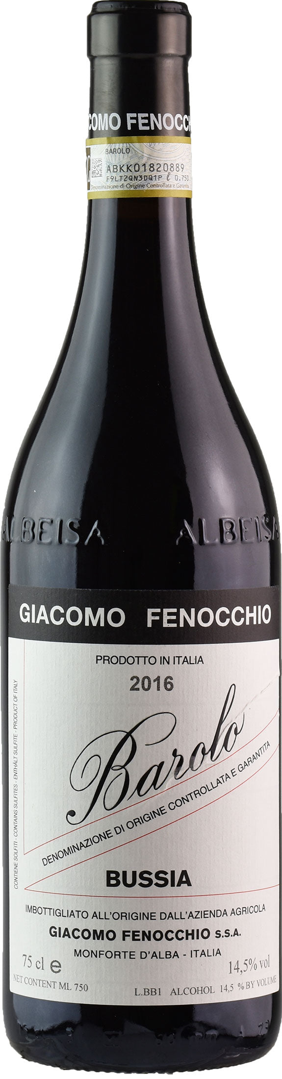 Giacomo Fenocchio Barolo Bussia 2016