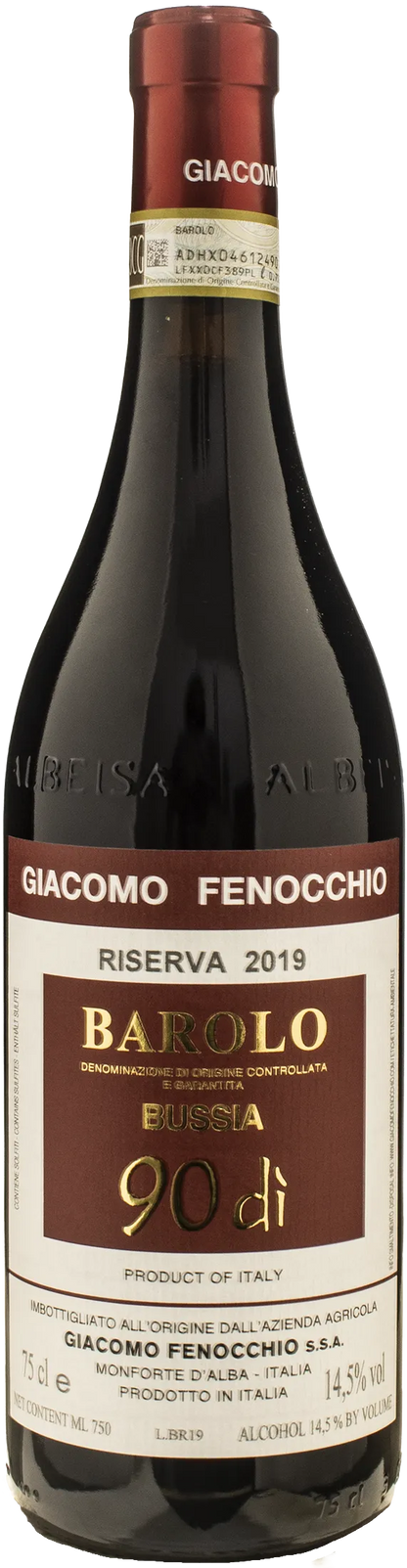 Giacomo Fenocchio Barolo Riserva Bussia 90 di 2019