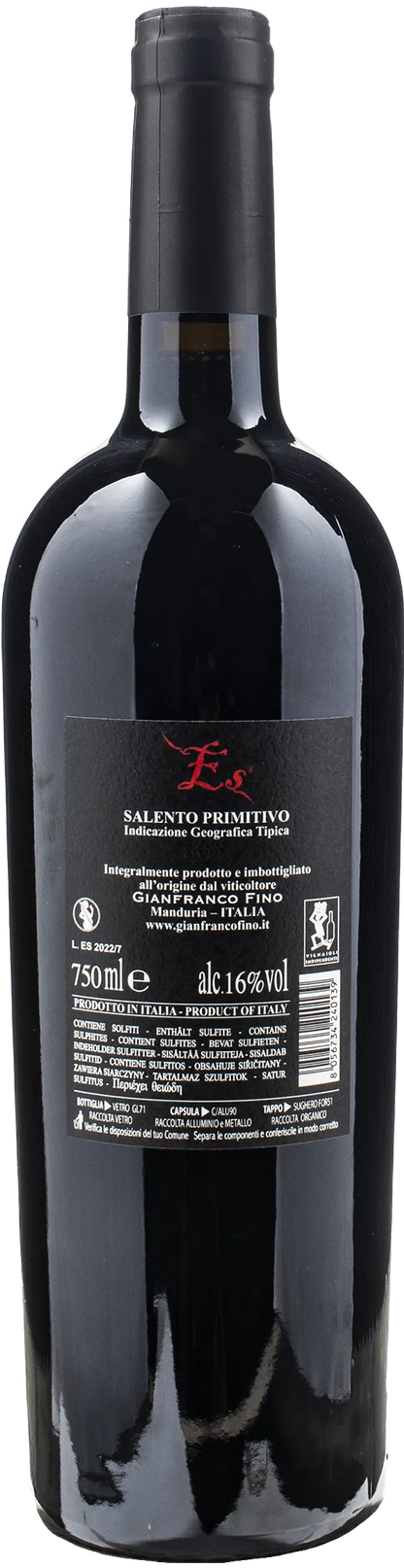 Gianfranco Fino Primitivo del Salento Es 2022