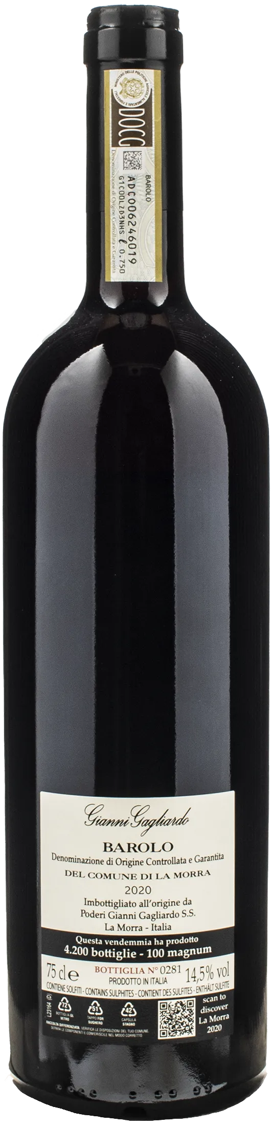 Gianni Gagliardo Barolo del Comune di La Morra 2020