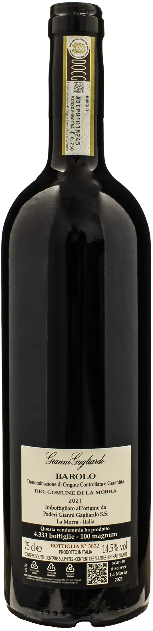 Gianni Gagliardo Barolo del Comune di La Morra 2021