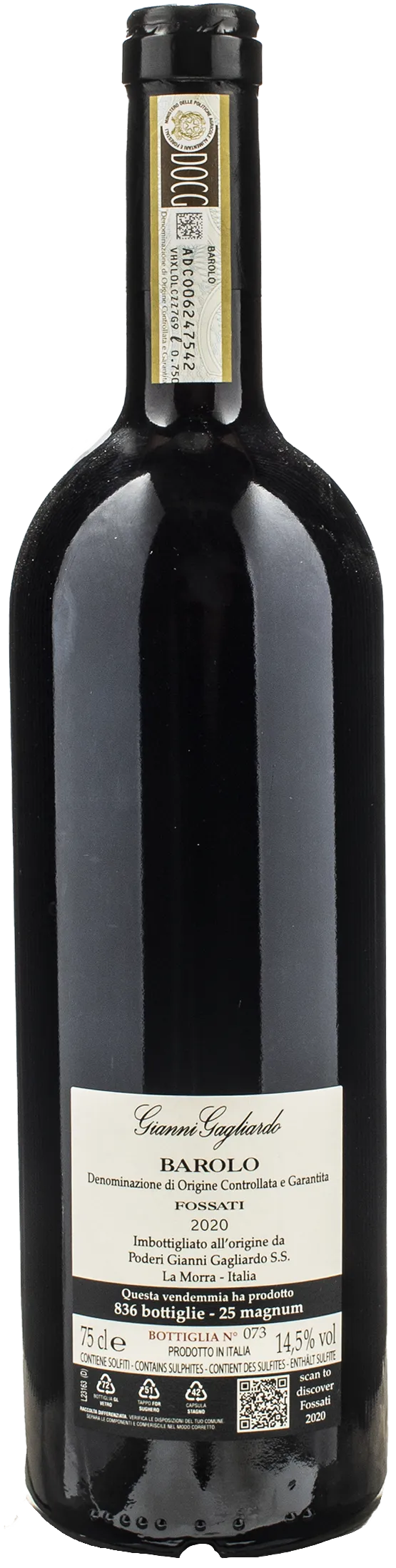 Gianni Gagliardo Barolo Fossati 2020