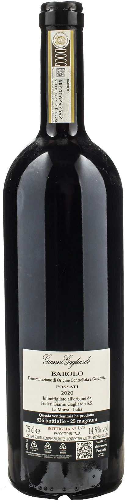 Gianni Gagliardo Barolo Fossati 2020