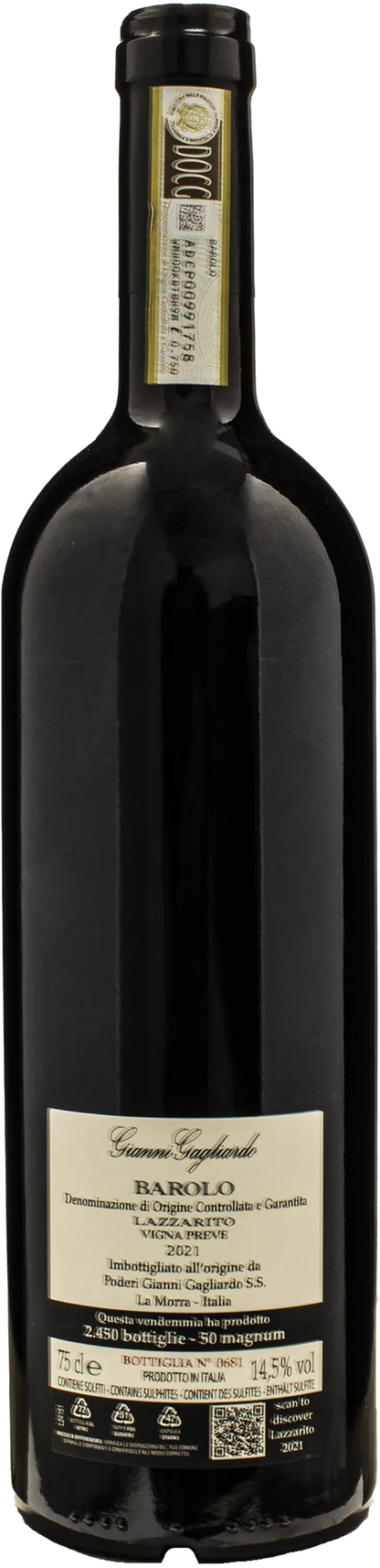 Gianni Gagliardo Barolo Lazzarito Vigna Preve 2021