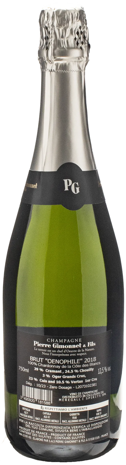 Gimonnet Champagne 1er Cru Oenophile Non Dosé 2018