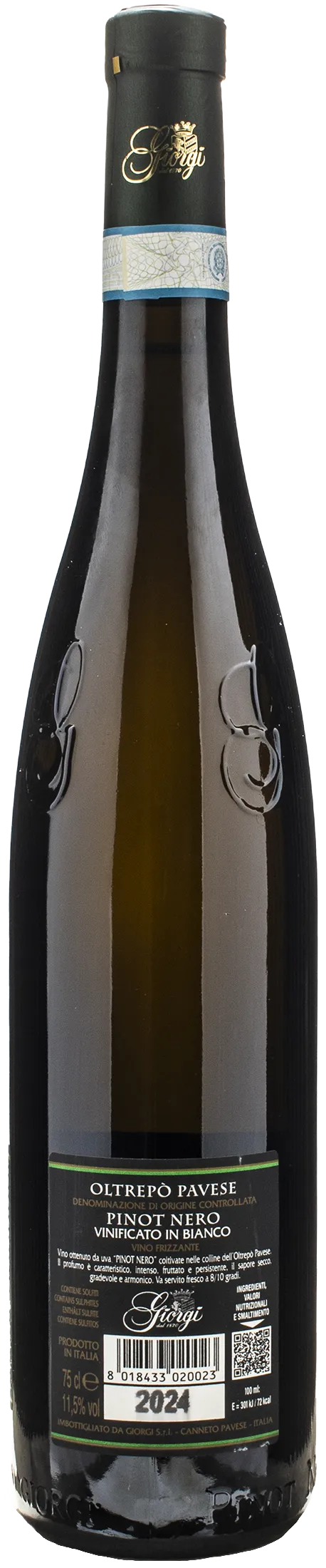 Giorgi Pinot Nero Frizzante Vinificato in Bianco 2024