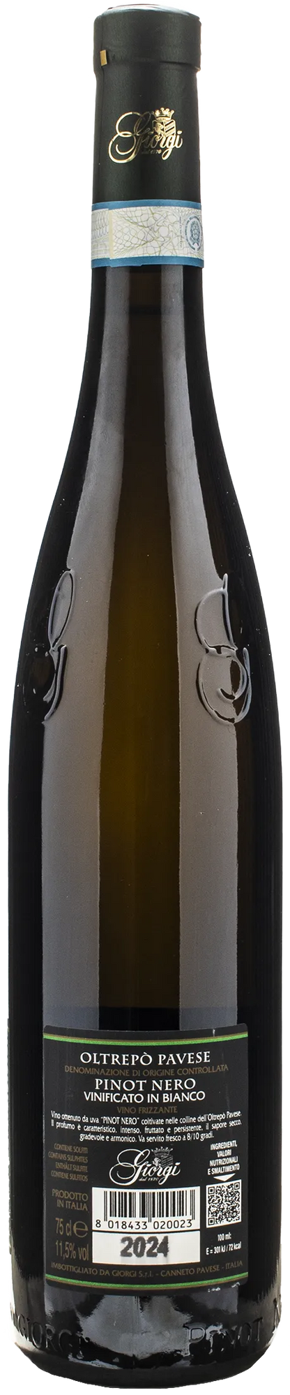 Giorgi Pinot Nero Frizzante Vinificato in Bianco 2024