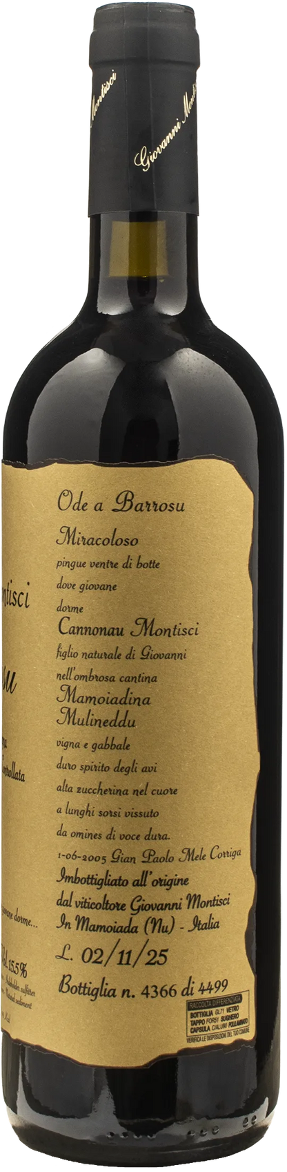 Giovanni Montisci Cannonau Barrosu 2024