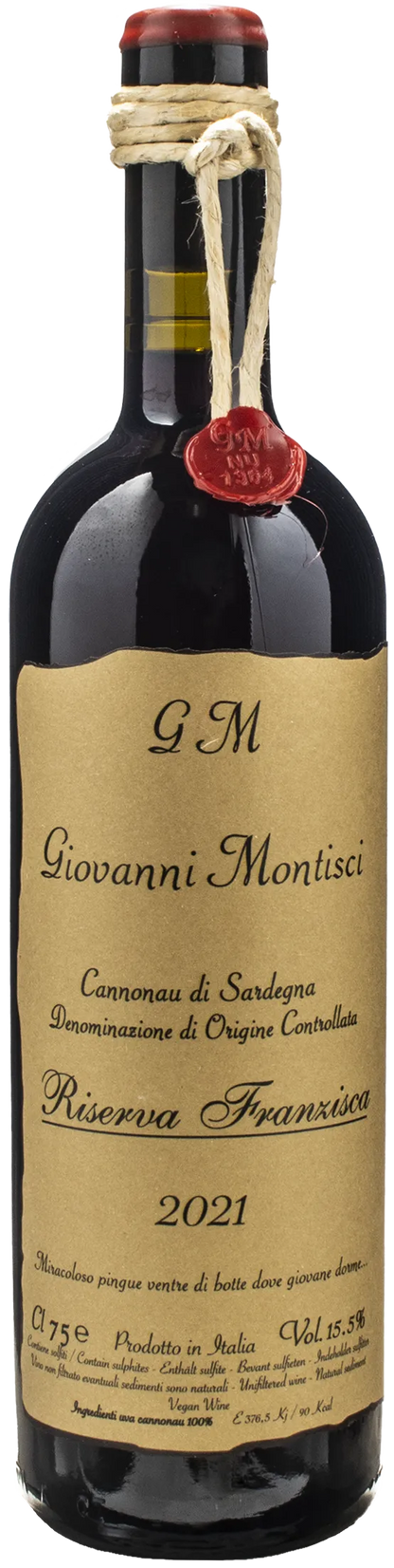 Giovanni Montisci Cannonau di Sardegna Riserva Franzisca 2021
