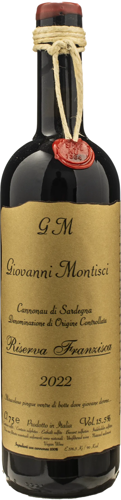 Giovanni Montisci Cannonau Riserva Franzisca 2022