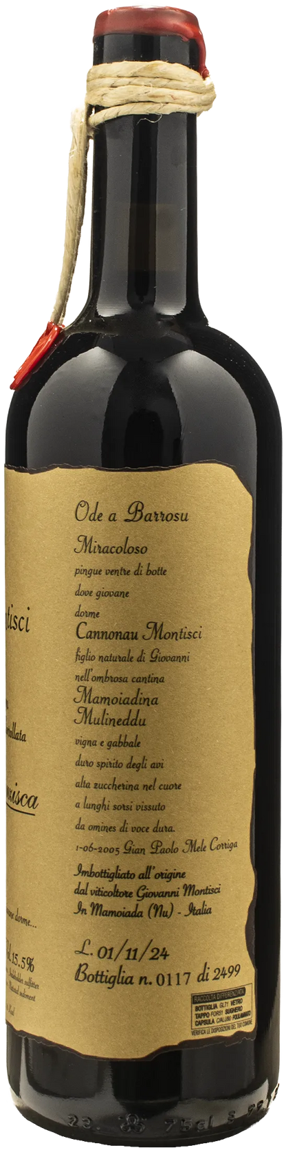 Giovanni Montisci Cannonau Riserva Franzisca 2022