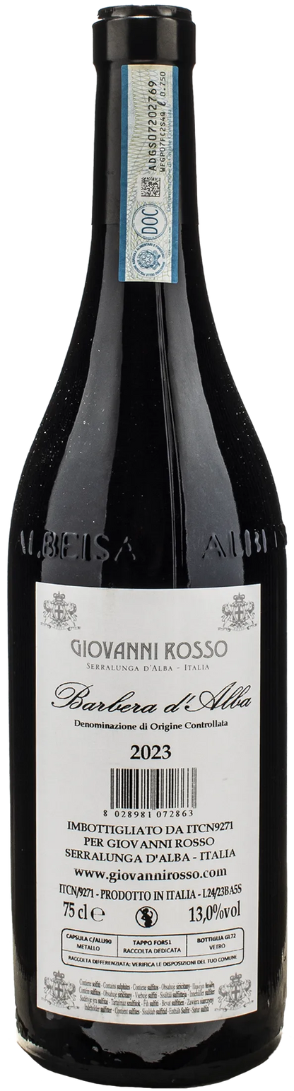 Giovanni Rosso Barbera d'Alba 2023