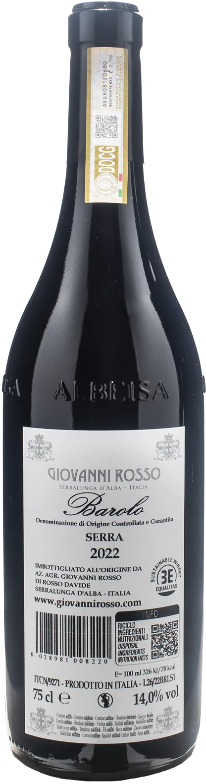 Giovanni Rosso Barolo La Serra 2022