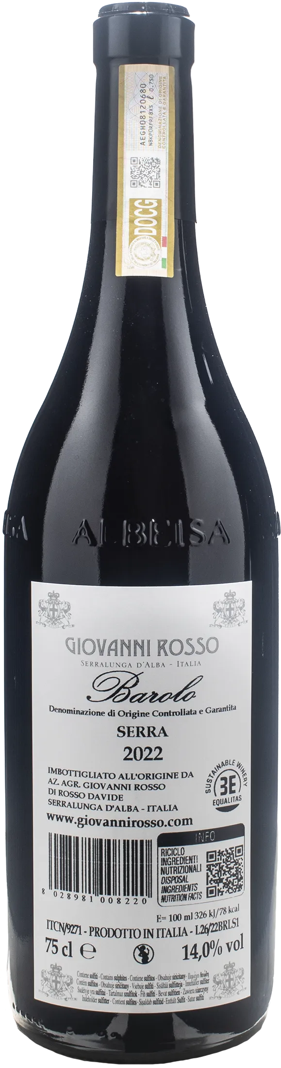 Giovanni Rosso Barolo La Serra 2022