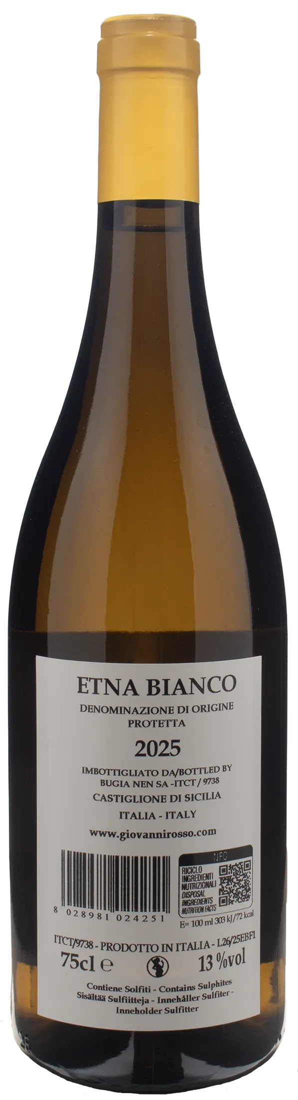 Giovanni Rosso Etna Bianco 2025