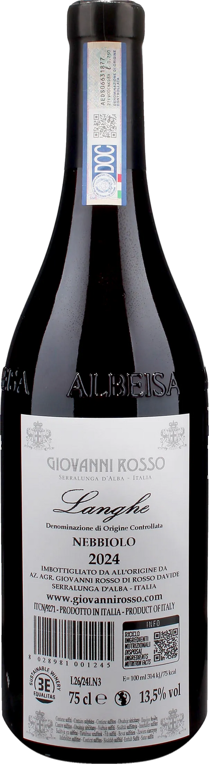 Giovanni Rosso Langhe Nebbiolo 2024