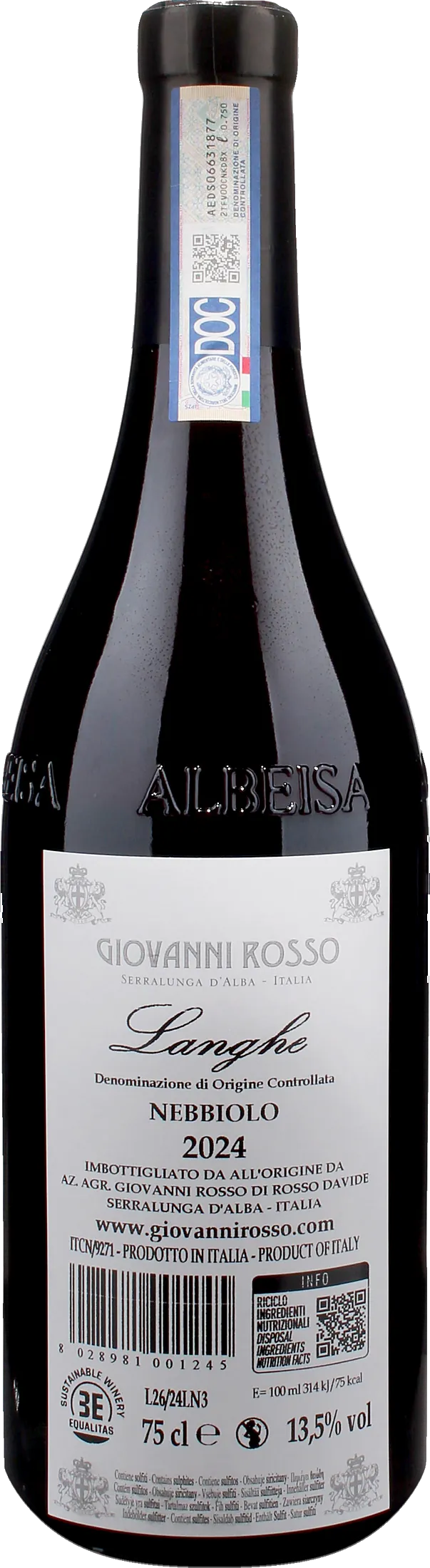 Giovanni Rosso Langhe Nebbiolo 2024