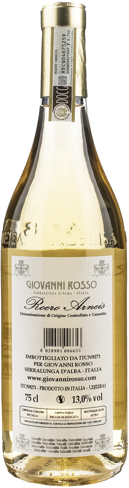 Giovanni Rosso Roero Arneis 2022