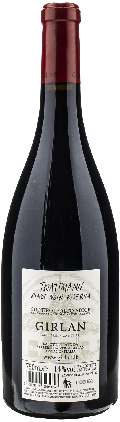 Girlan Alto Adige Pinot Nero Trattmann Riserva 2021