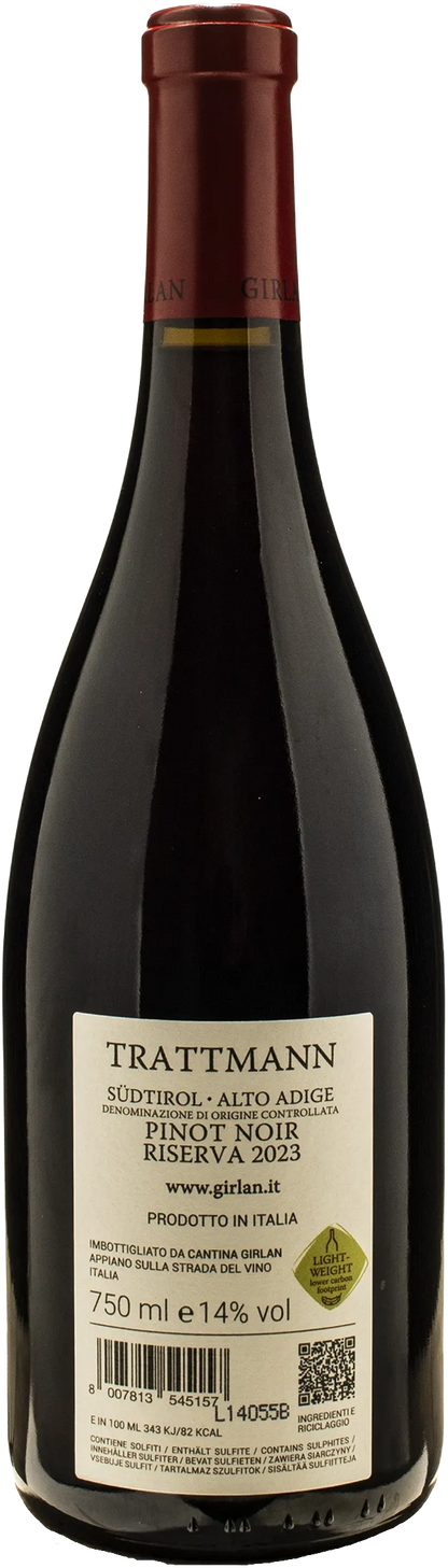 Girlan Alto Adige Pinot Nero Trattmann Riserva 2023