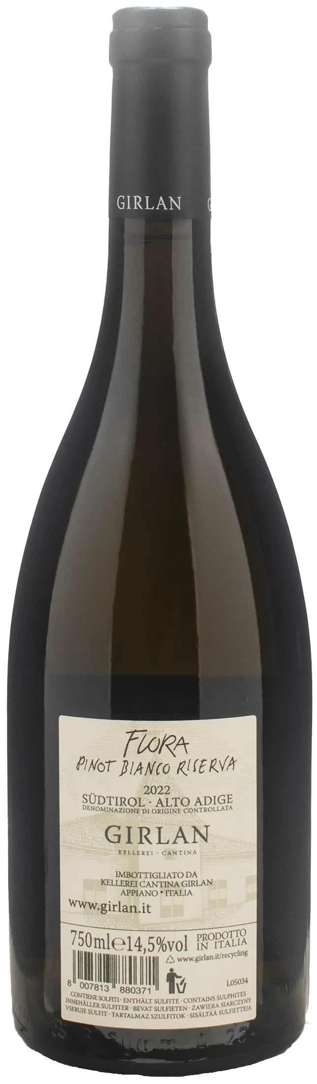 Girlan Flora Pinot Bianco Riserva 2022