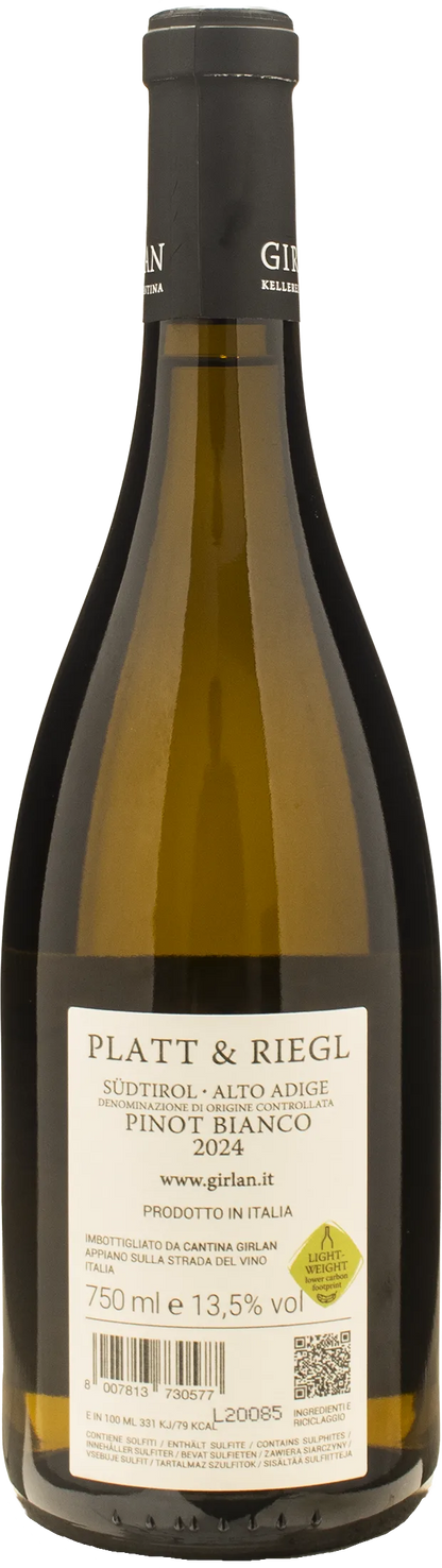 Girlan Pinot Bianco Platt & Riegl 2024