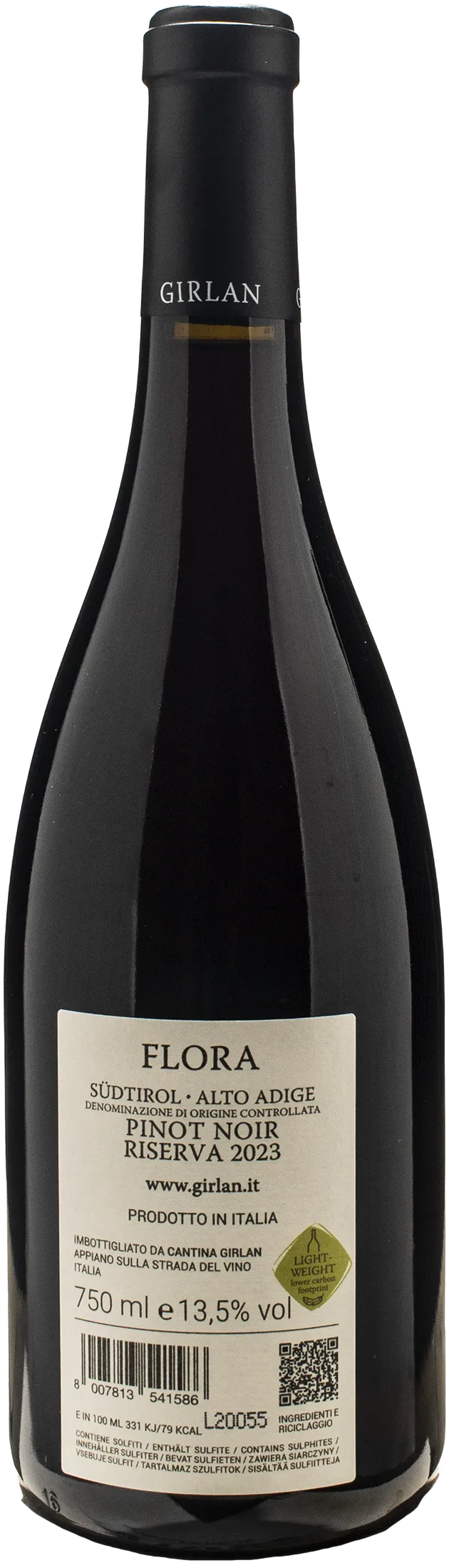 Girlan Pinot Noir Riserva Flora 2023